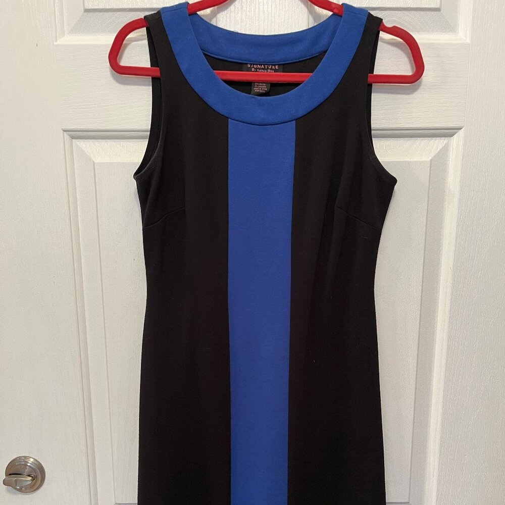 Signature by Robbie Bee, Size 6, color block dress